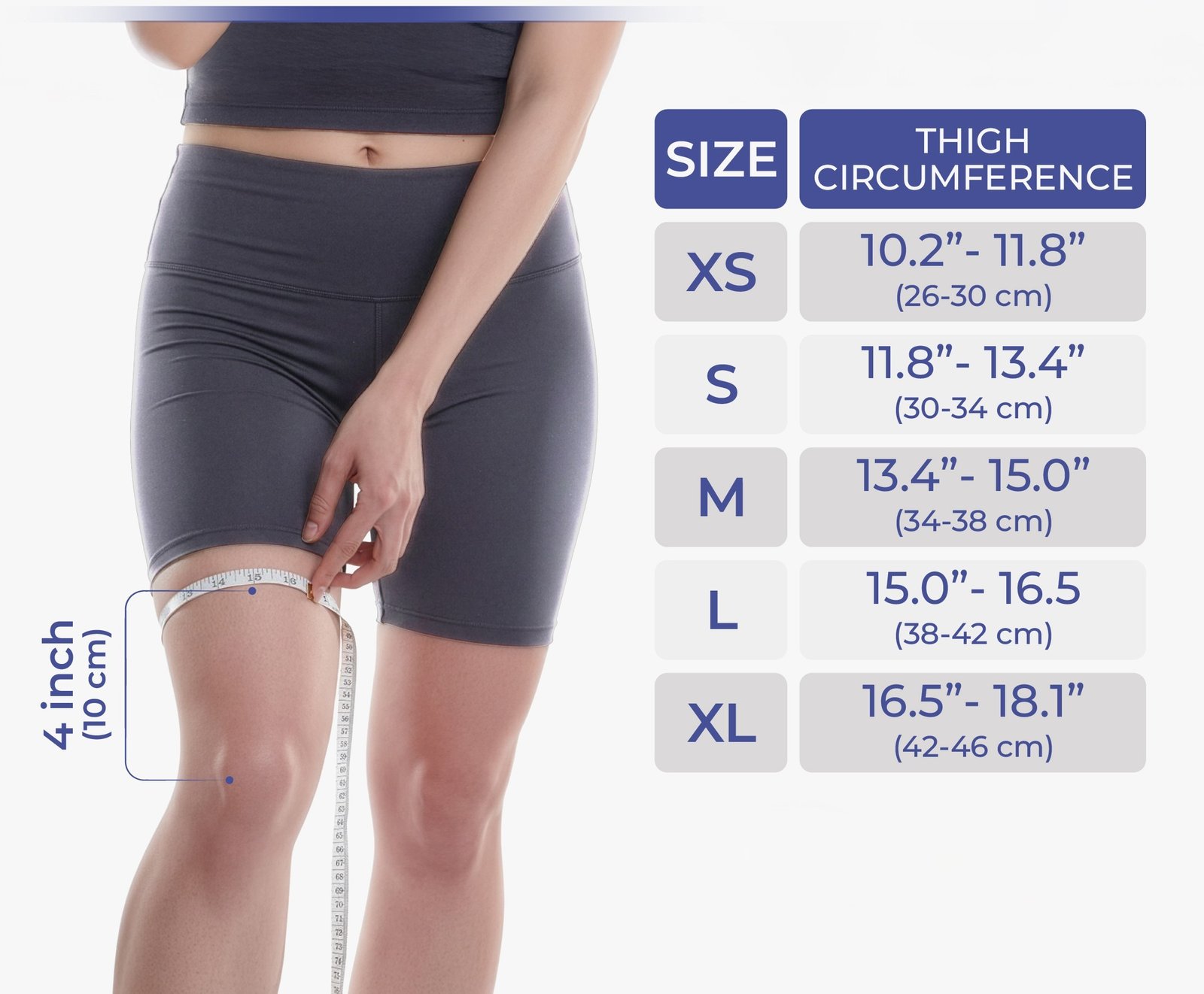 Sportida S6764 knee pads size guide